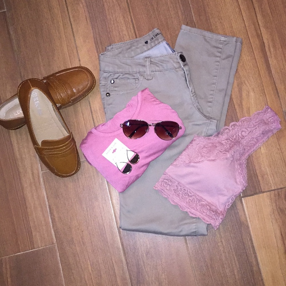 Outfit Blush & Tan